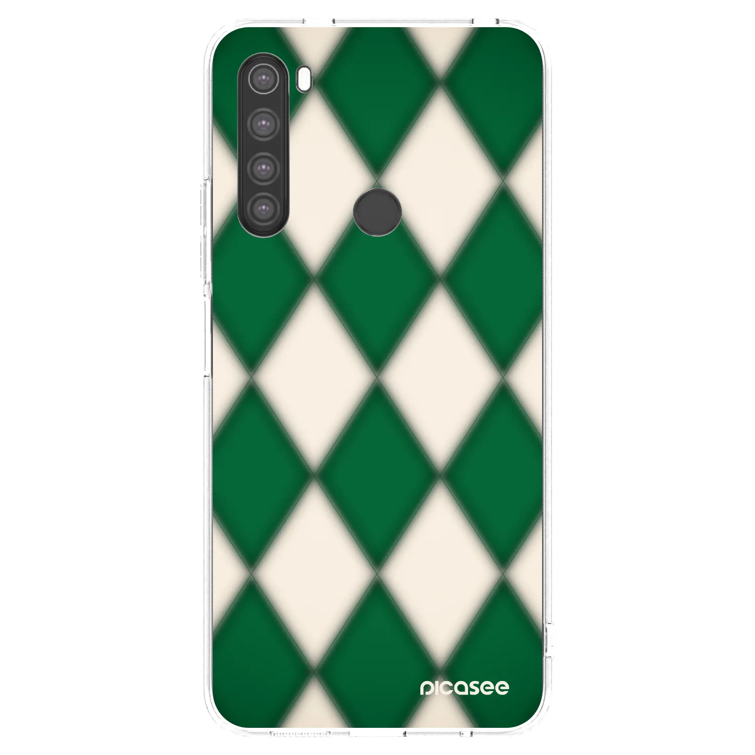 Picasee silikonový průhledný obal pro Xiaomi Redmi Note 8 - Emerald Diamond
