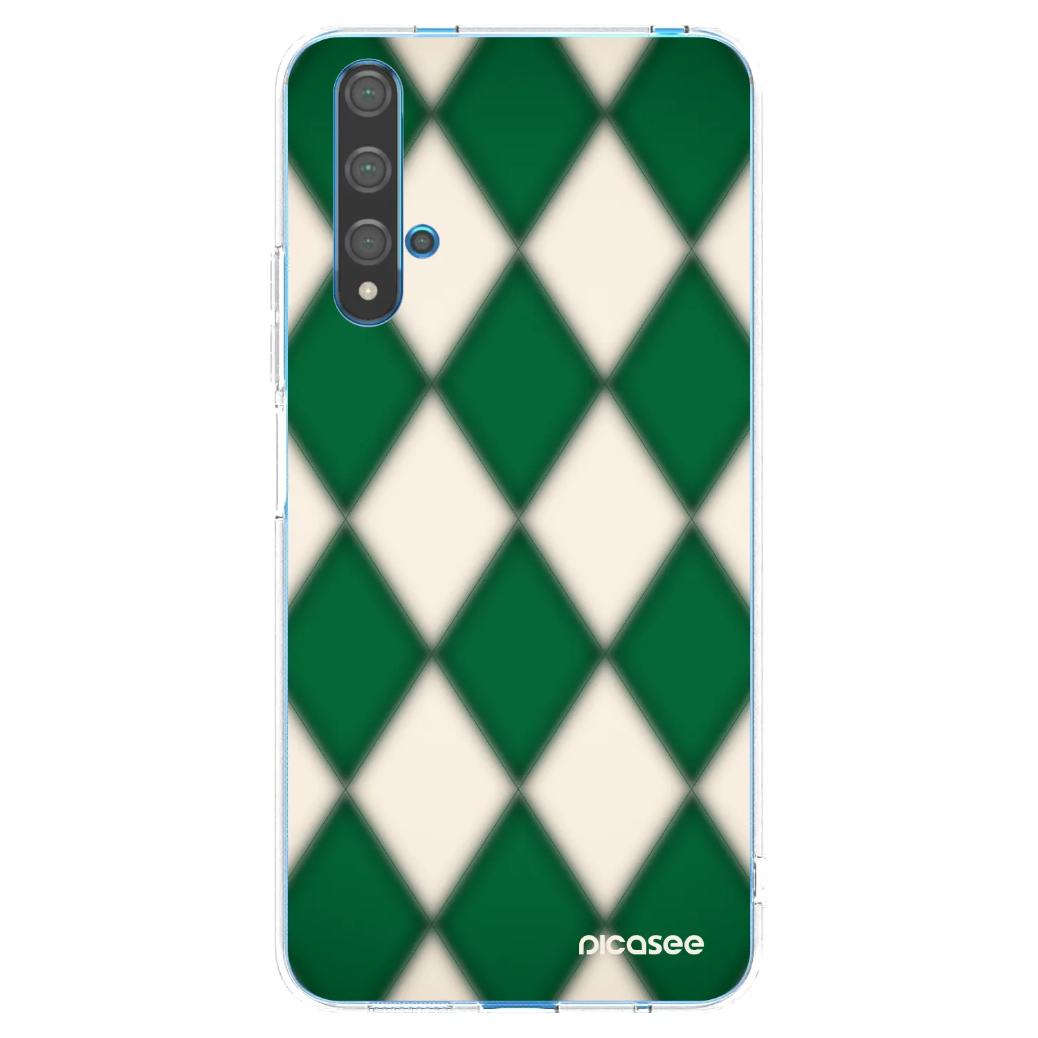 Picasee silikonový průhledný obal pro Huawei Nova 5T - Emerald Diamond