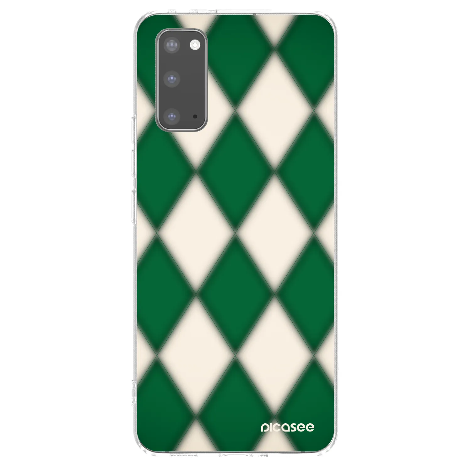 Picasee silikonový průhledný obal pro Samsung Galaxy S20 G980F - Emerald Diamond