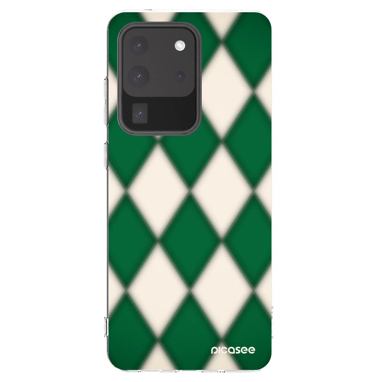 Picasee silikonový průhledný obal pro Samsung Galaxy S20 Ultra 5G G988F - Emerald Diamond