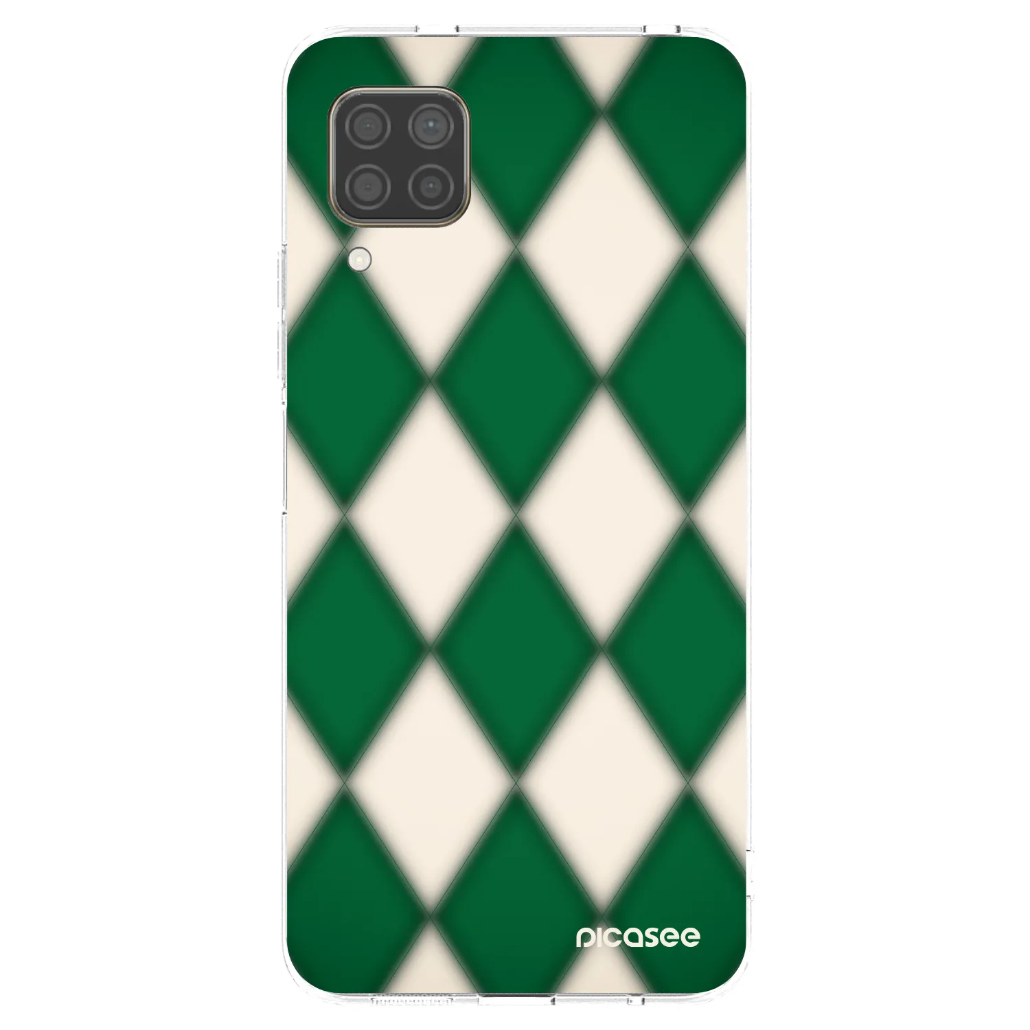 Picasee silikonový průhledný obal pro Huawei P40 Lite - Emerald Diamond