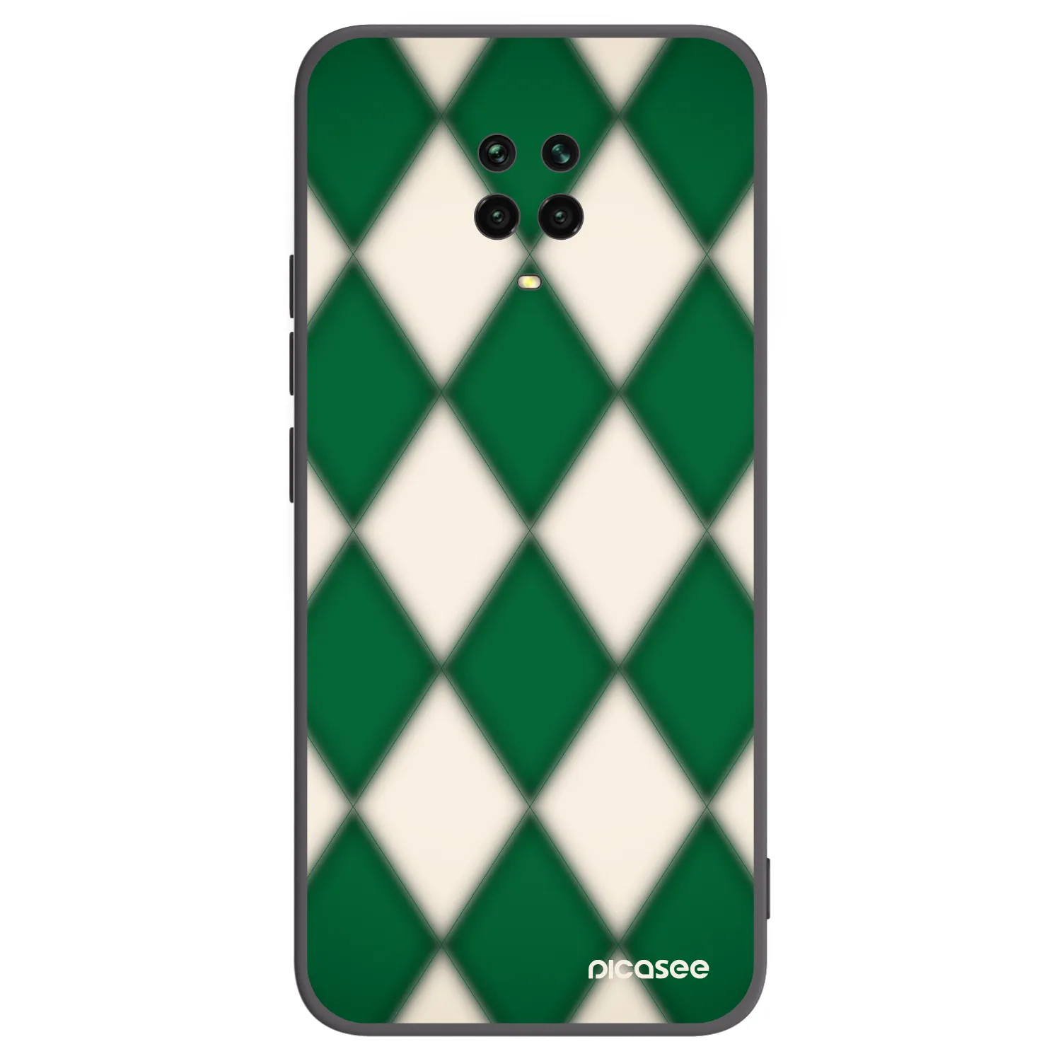 Picasee silikonový černý obal pro Xiaomi Redmi Note 9 Pro - Emerald Diamond
