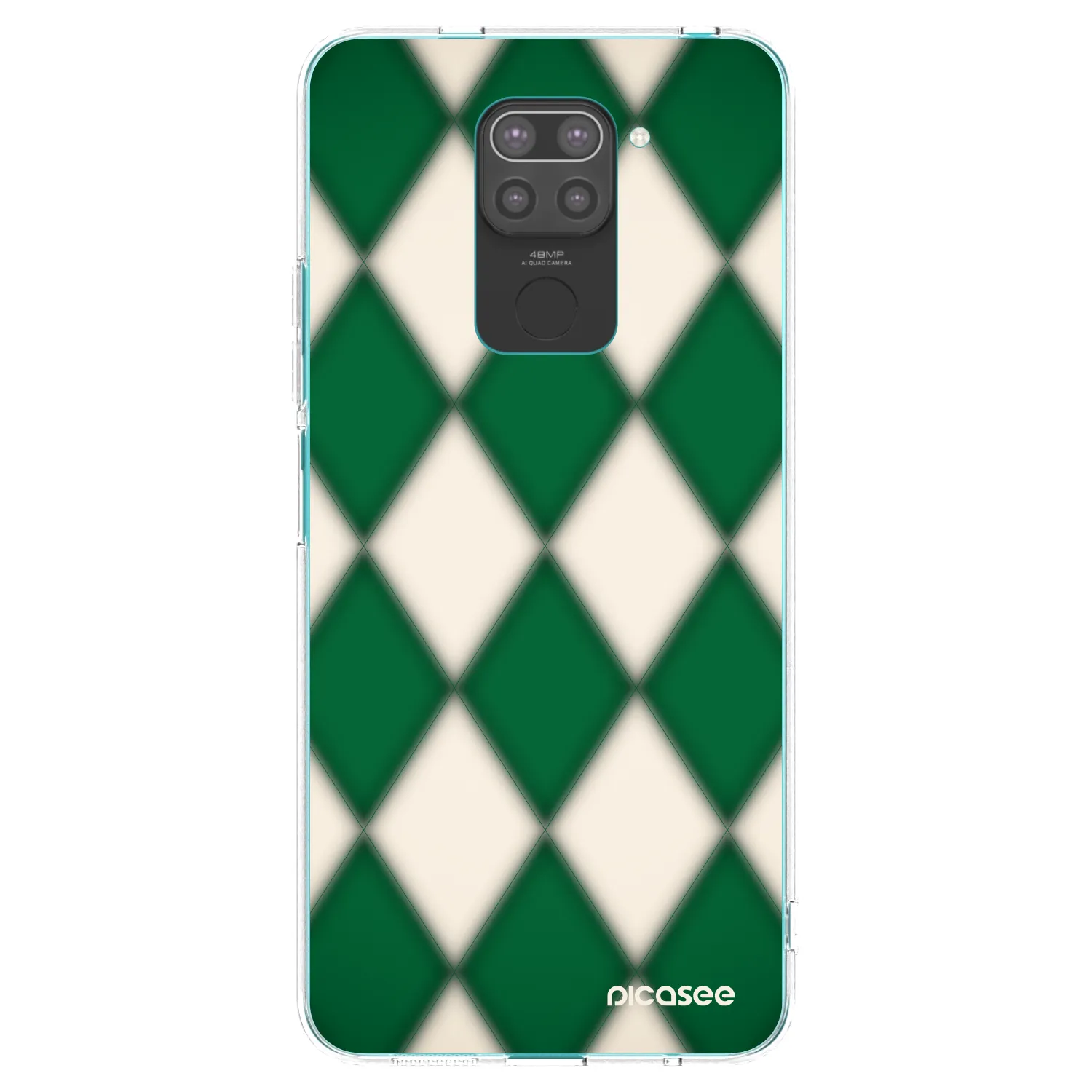 Picasee silikonový černý obal pro Xiaomi Redmi Note 9 - Emerald Diamond