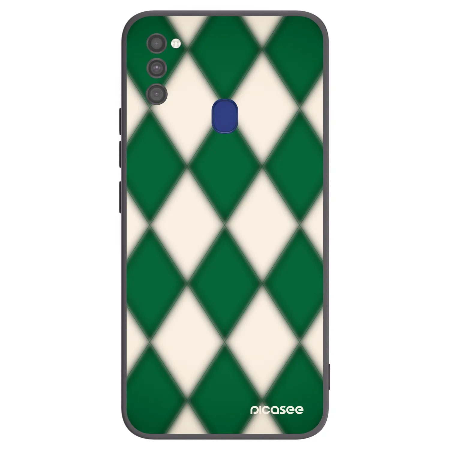Picasee silikonový černý obal pro Samsung Galaxy M21 M215F - Emerald Diamond