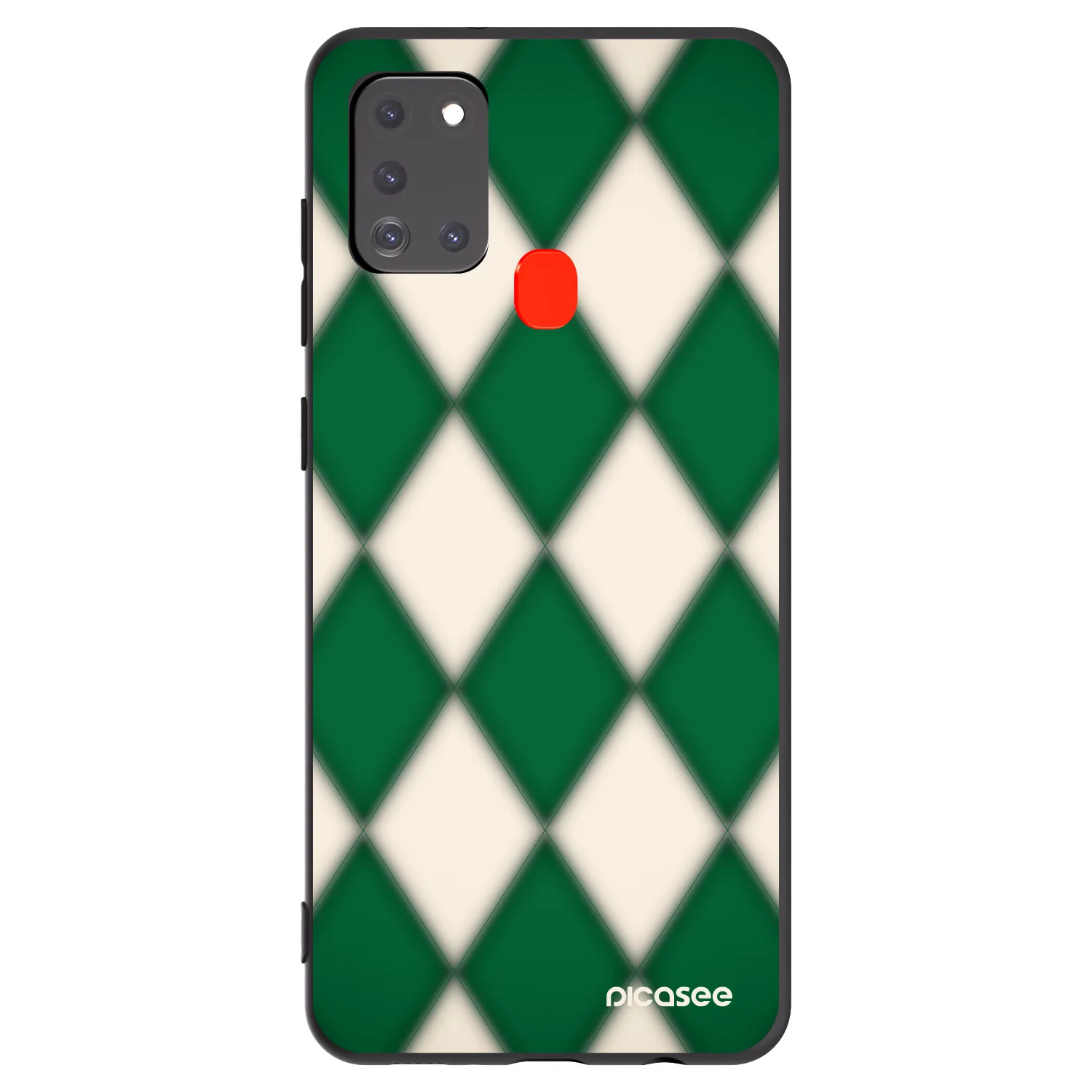 Picasee silikonový černý obal pro Samsung Galaxy A21s - Emerald Diamond