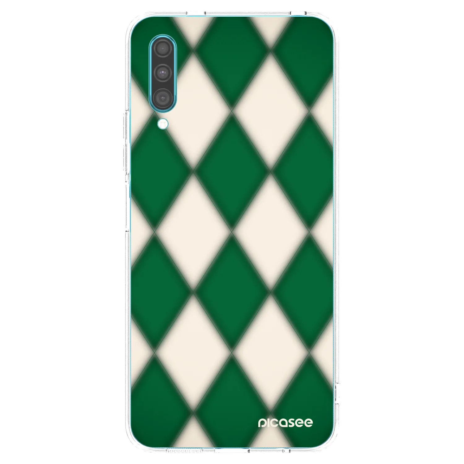 Picasee silikonový průhledný obal pro Samsung Galaxy A30s A307F - Emerald Diamond