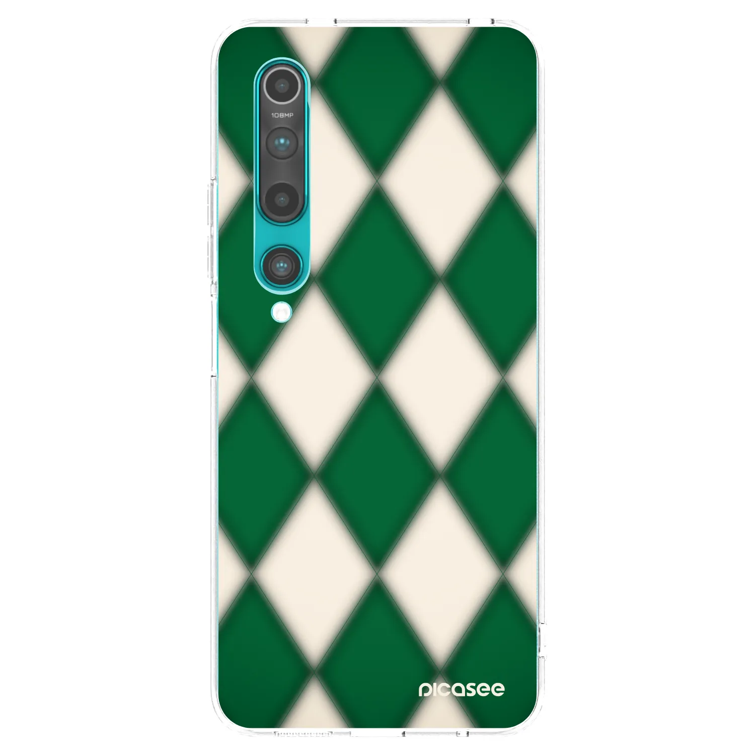 Picasee silikonový průhledný obal pro Xiaomi Mi 10 - Emerald Diamond