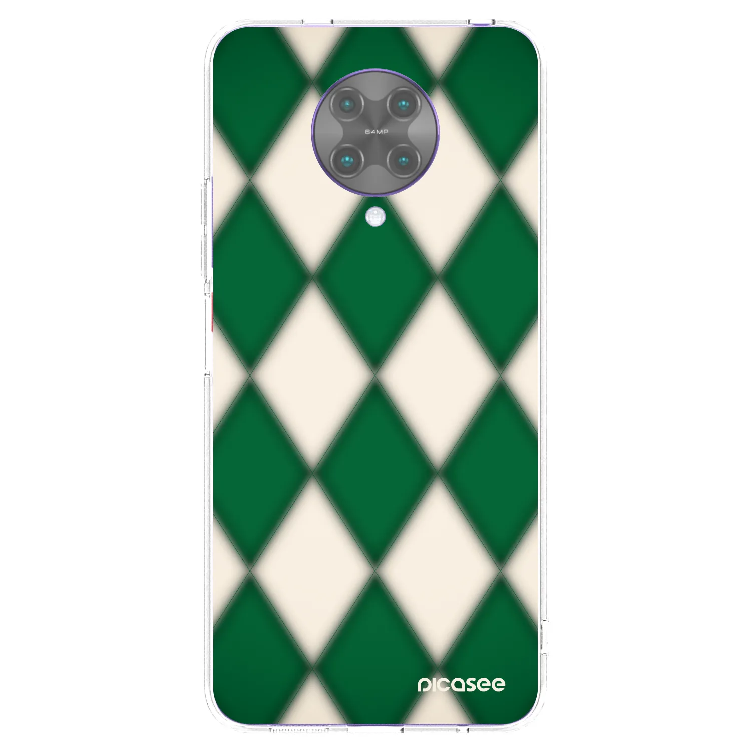 Picasee silikonový průhledný obal pro Xiaomi Poco F2 Pro - Emerald Diamond