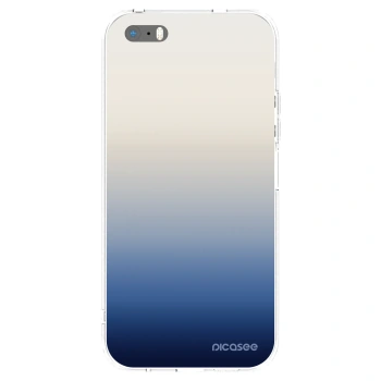 Picasee silikonový průhledný obal pro Apple iPhone 5/5S/SE - Gravity Fade