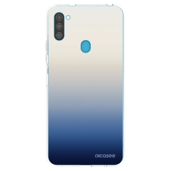 Picasee silikonový průhledný obal pro Samsung Galaxy M11 - Gravity Fade