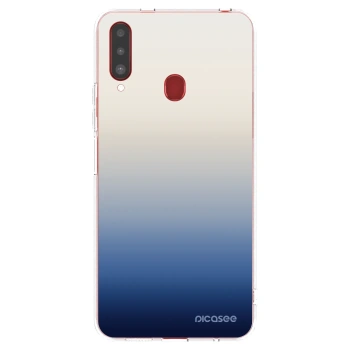 Picasee silikonový průhledný obal pro Samsung Galaxy A20s - Gravity Fade
