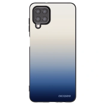 Picasee silikonový černý obal pro Samsung Galaxy A12 A125F - Gravity Fade