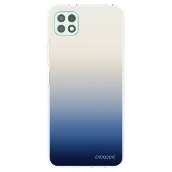 Picasee silikonový průhledný obal pro Samsung Galaxy A22 A226B 5G - Gravity Fade