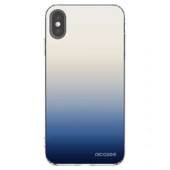 Picasee silikonový průhledný obal pro Apple iPhone XS Max - Gravity Fade