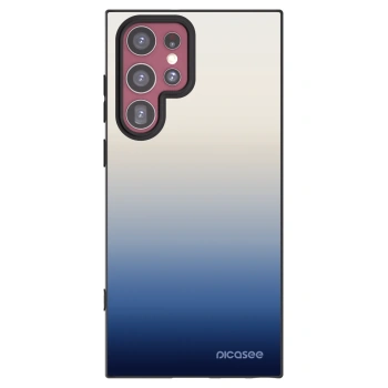 Picasee silikonový černý obal pro Samsung Galaxy S22 Ultra 5G - Gravity Fade