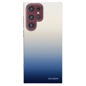 Picasee silikonový průhledný obal pro Samsung Galaxy S22 Ultra 5G - Gravity Fade