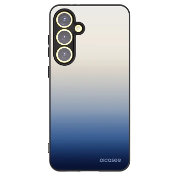 Picasee silikonový černý obal pro Samsung Galaxy S24 FE S721B - Gravity Fade