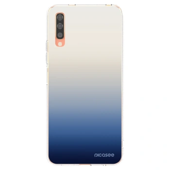 Picasee silikonový průhledný obal pro Samsung Galaxy A70 A705F - Gravity Fade