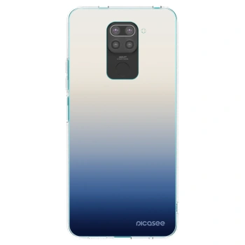 Picasee silikonový černý obal pro Xiaomi Redmi Note 9 - Gravity Fade