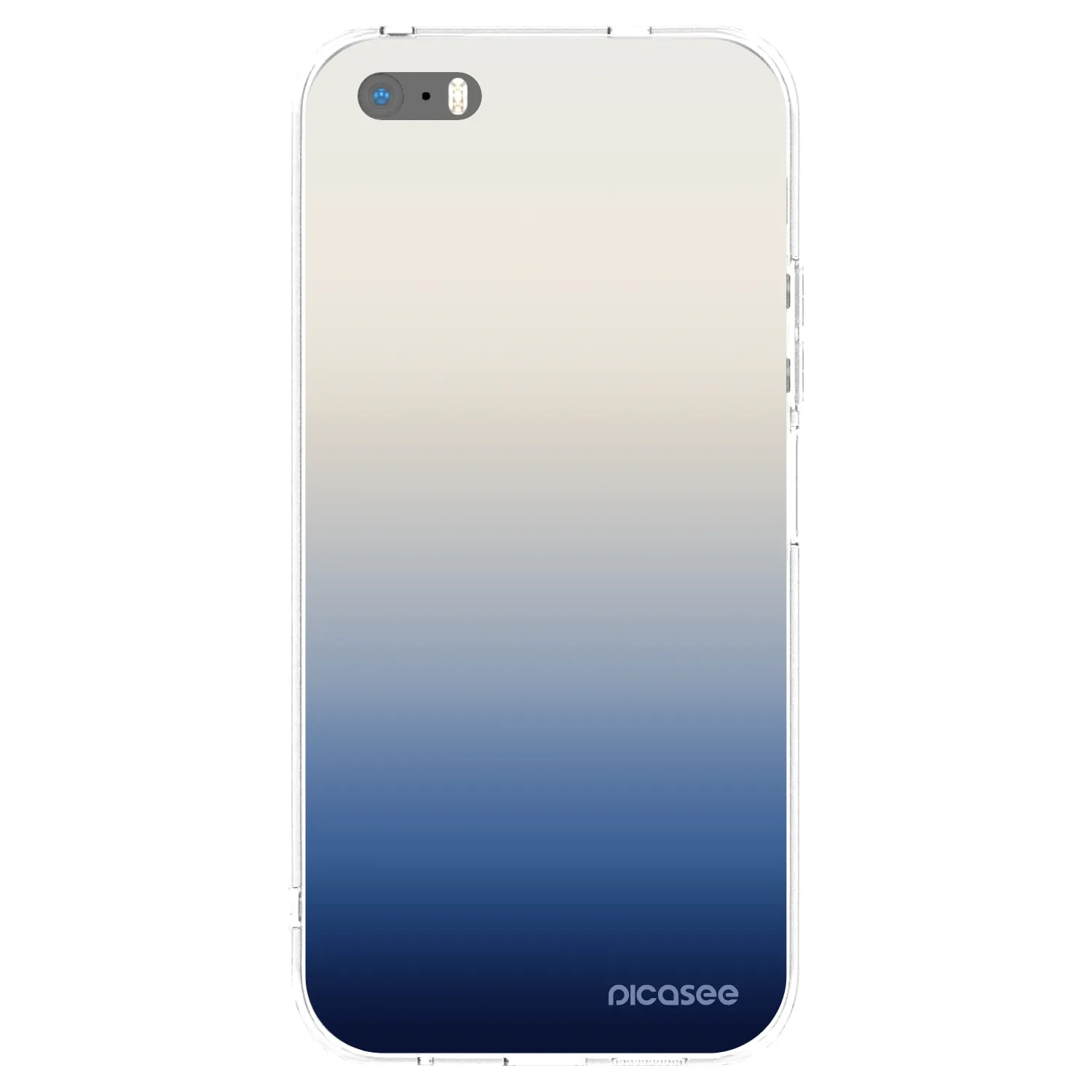 Picasee silikonový průhledný obal pro Apple iPhone 5/5S/SE - Gravity Fade