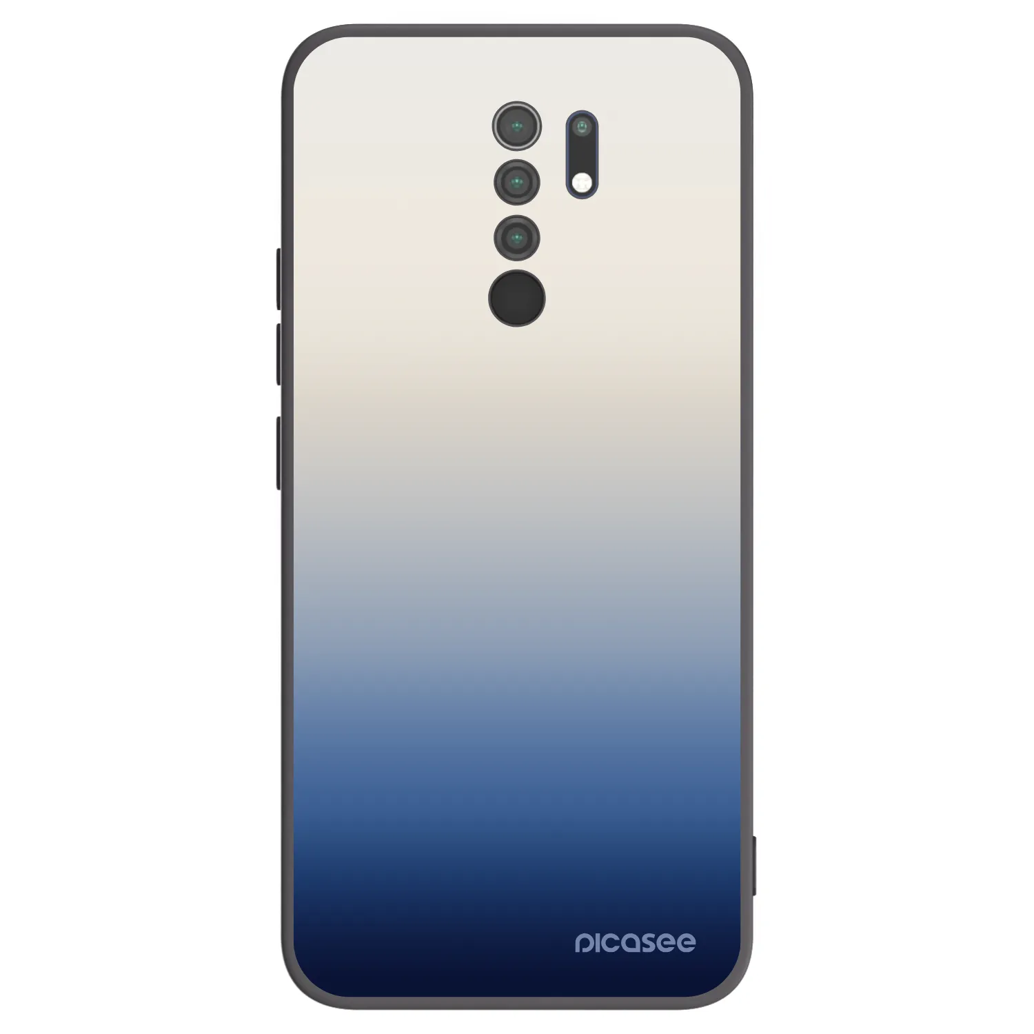 Picasee silikonový černý obal pro Xiaomi Redmi 9 - Gravity Fade