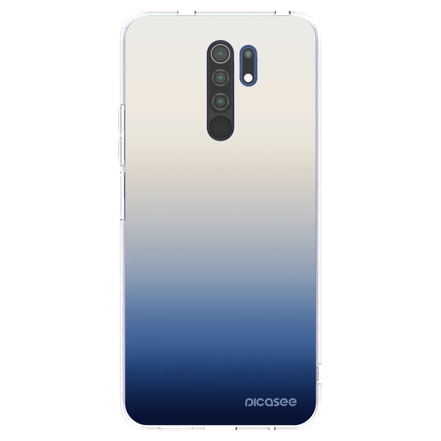 Picasee silikonový průhledný obal pro Xiaomi Redmi 9 - Gravity Fade