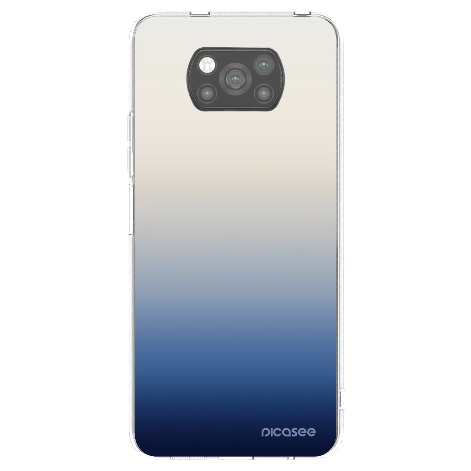 Picasee silikonový černý obal pro Xiaomi Poco X3 - Gravity Fade