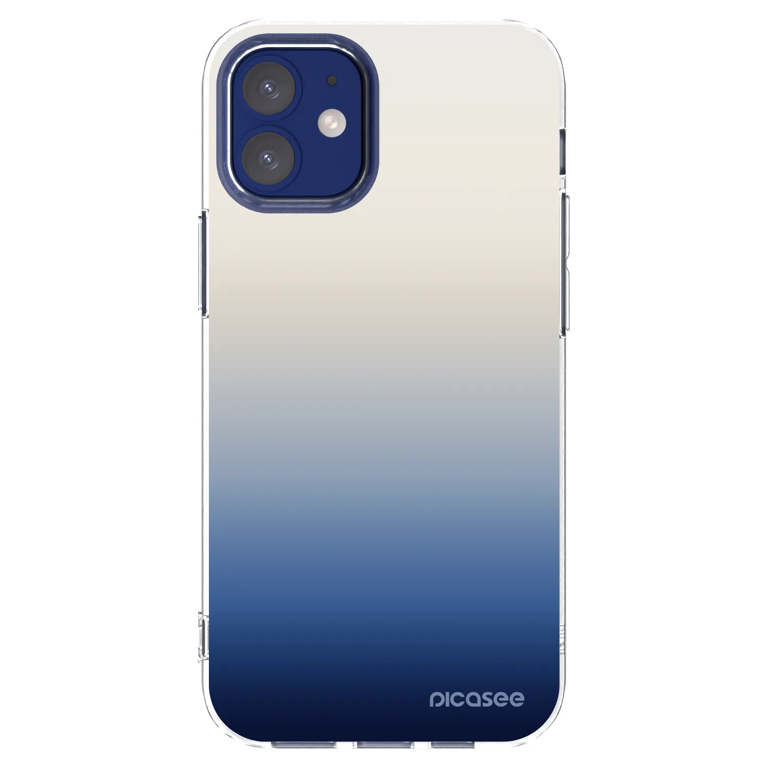 Picasee silikonový průhledný obal pro Apple iPhone 12 mini - Gravity Fade
