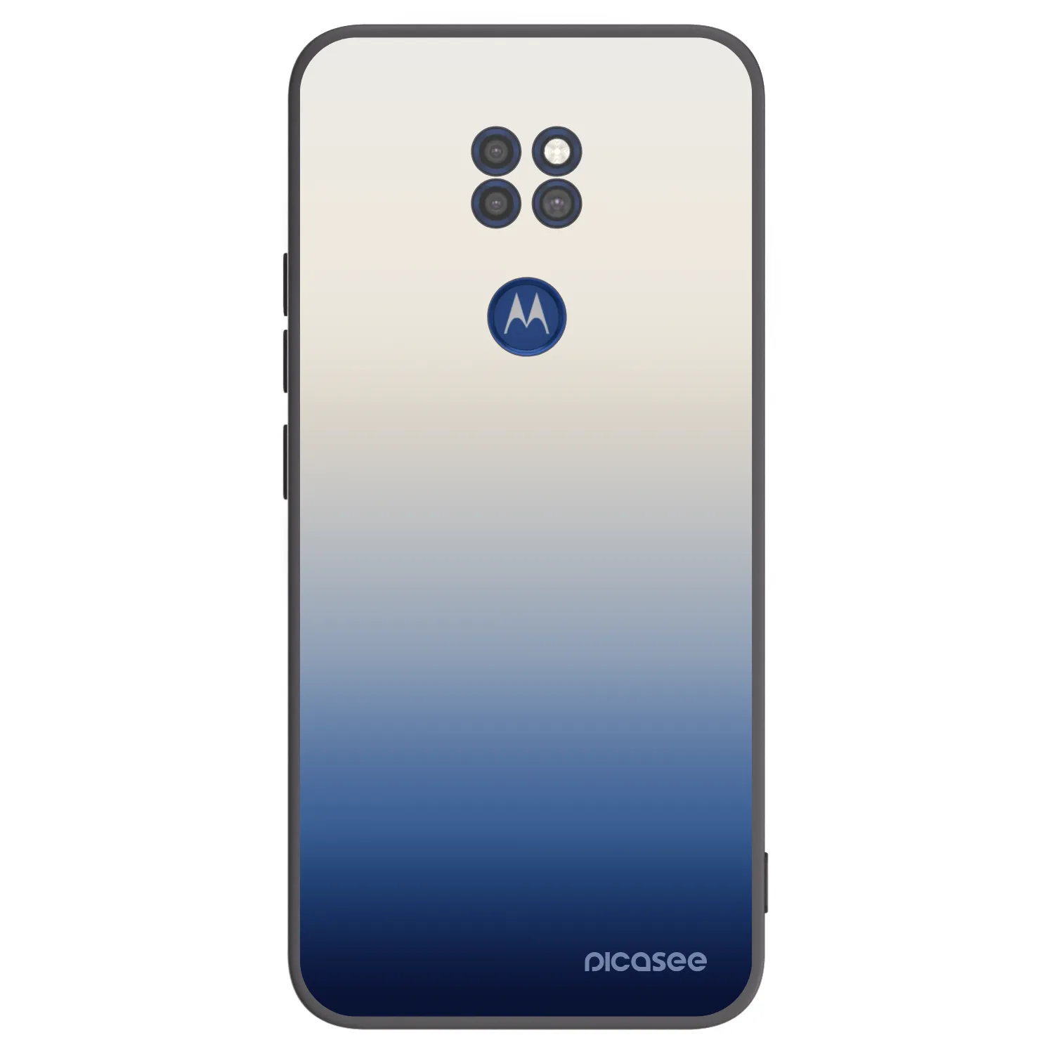 Picasee silikonový černý obal pro Motorola Moto G9 Play - Gravity Fade