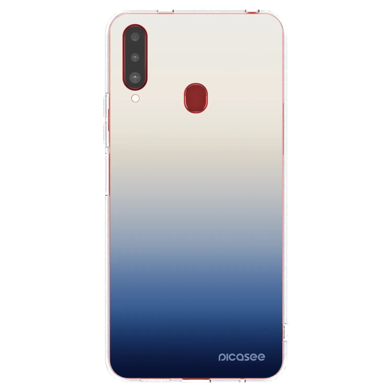 Picasee silikonový průhledný obal pro Samsung Galaxy A20s - Gravity Fade