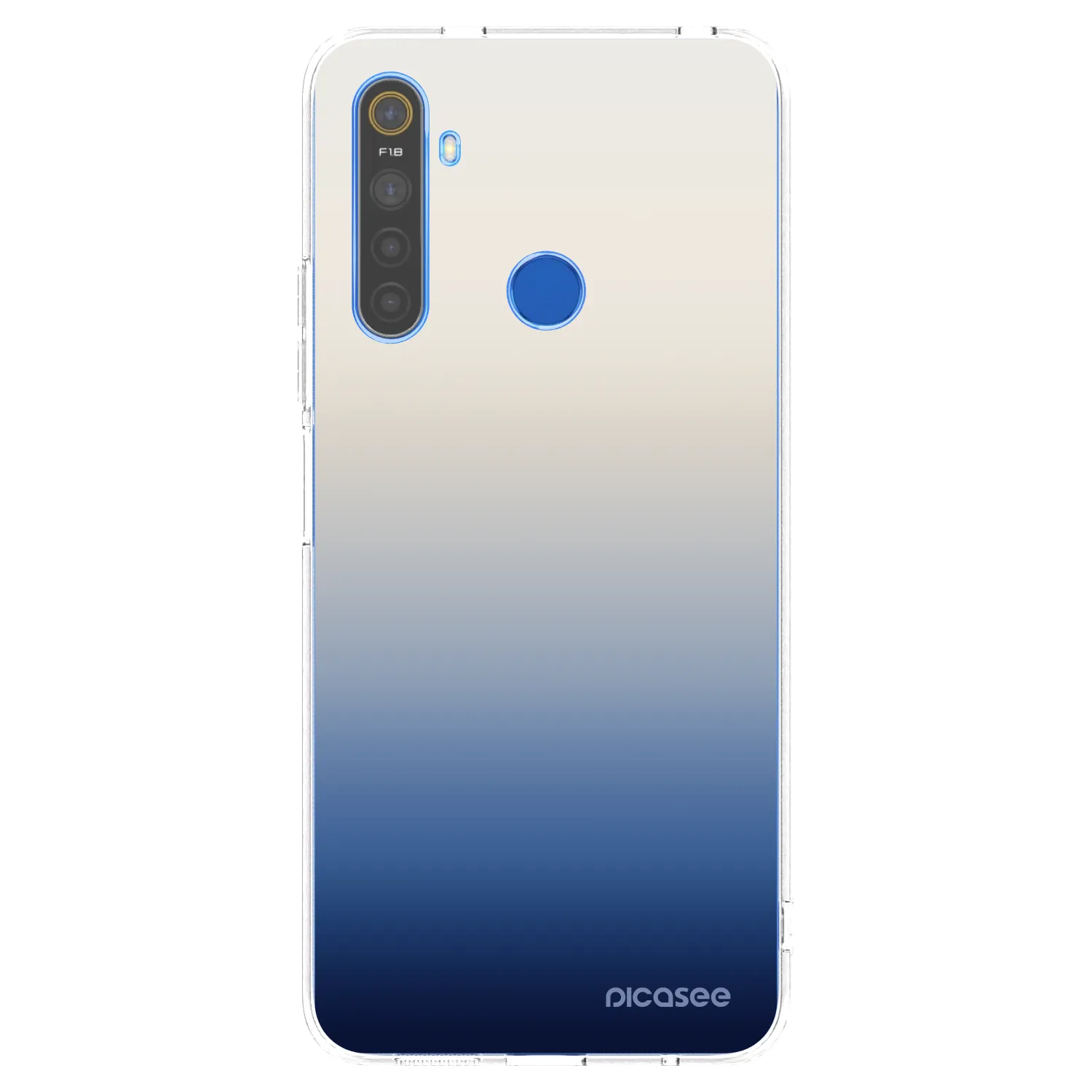 Picasee silikonový průhledný obal pro Realme 5 - Gravity Fade