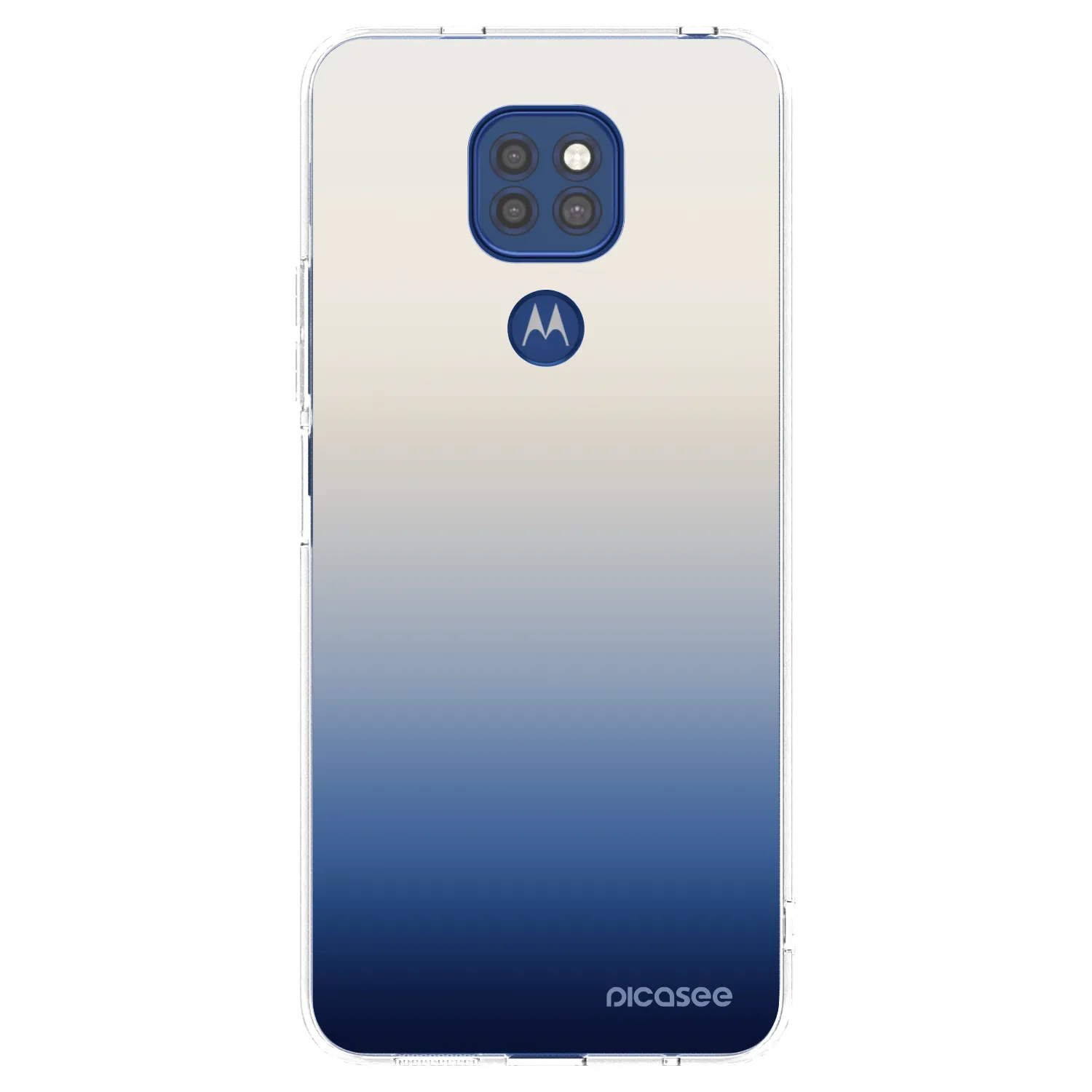 Picasee silikonový průhledný obal pro Motorola Moto G9 Play - Gravity Fade