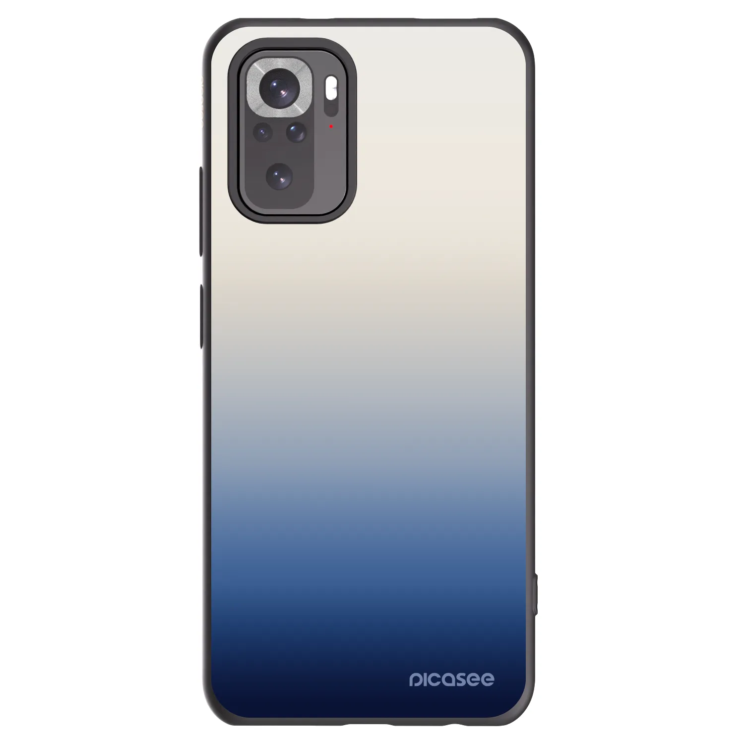 Picasee silikonový černý obal pro Xiaomi Redmi Note 10 - Gravity Fade
