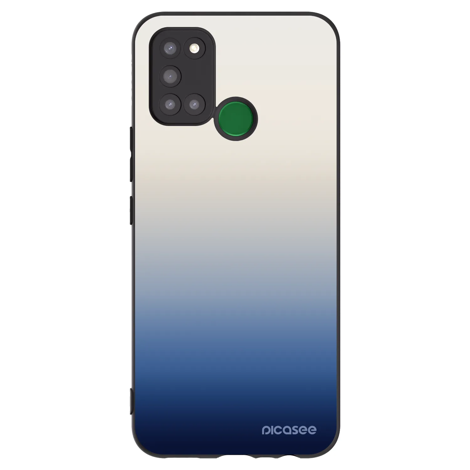 Picasee silikonový černý obal pro Realme 7i - Gravity Fade