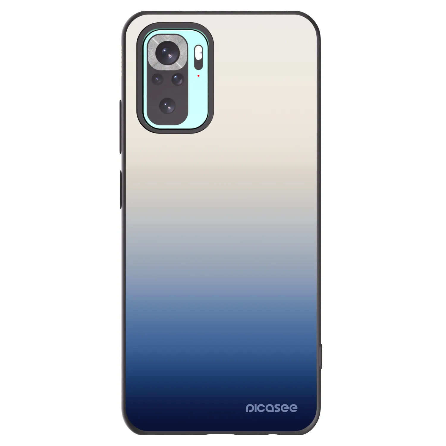 Picasee silikonový černý obal pro Xiaomi Redmi Note 10 Pro - Gravity Fade