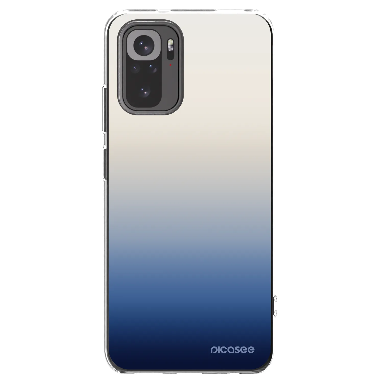 Picasee silikonový průhledný obal pro Xiaomi Redmi Note 10S - Gravity Fade