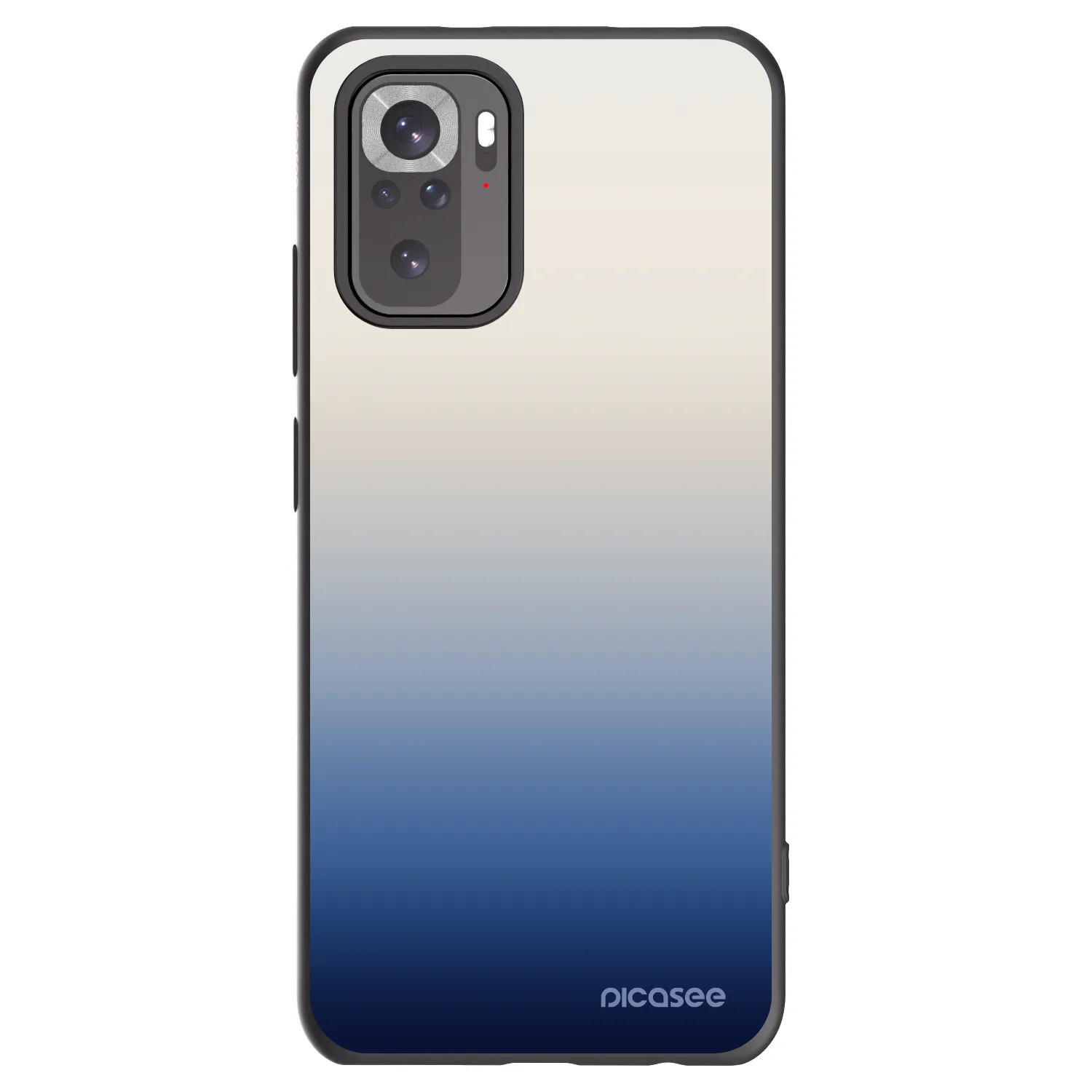 Picasee silikonový černý obal pro Xiaomi Redmi Note 10S - Gravity Fade