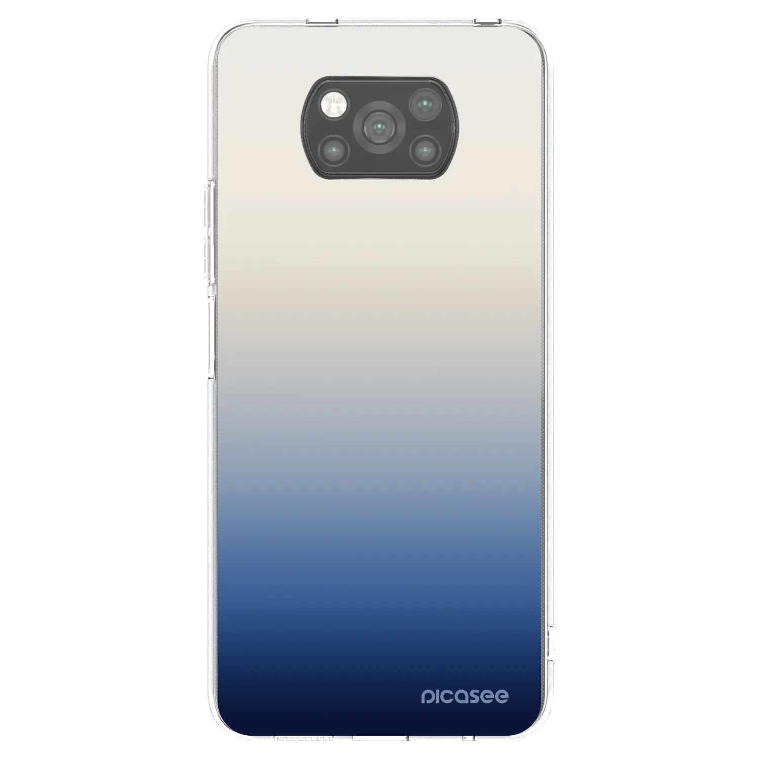 Picasee silikonový černý obal pro Xiaomi Poco X3 Pro - Gravity Fade
