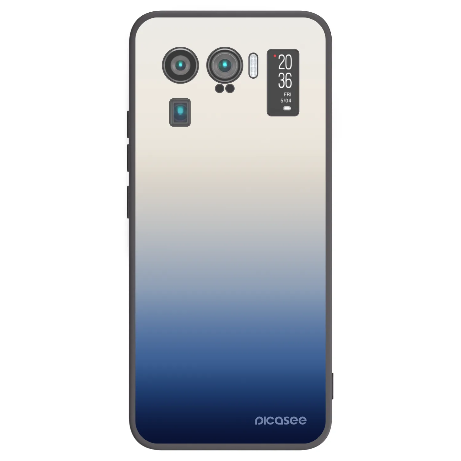Picasee silikonový černý obal pro Xiaomi Mi 11 Ultra - Gravity Fade