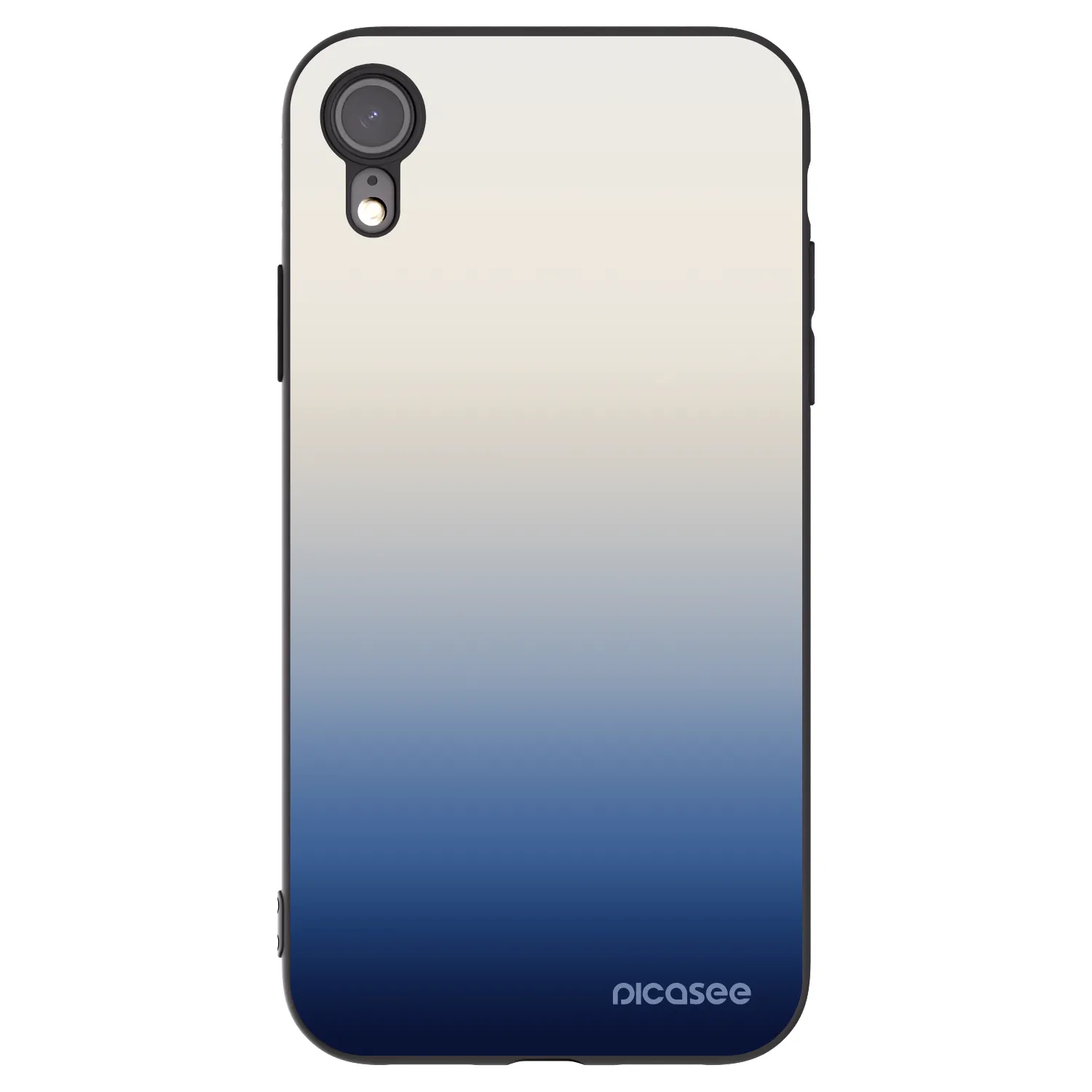 Picasee silikonový černý obal pro Apple iPhone XR - Gravity Fade