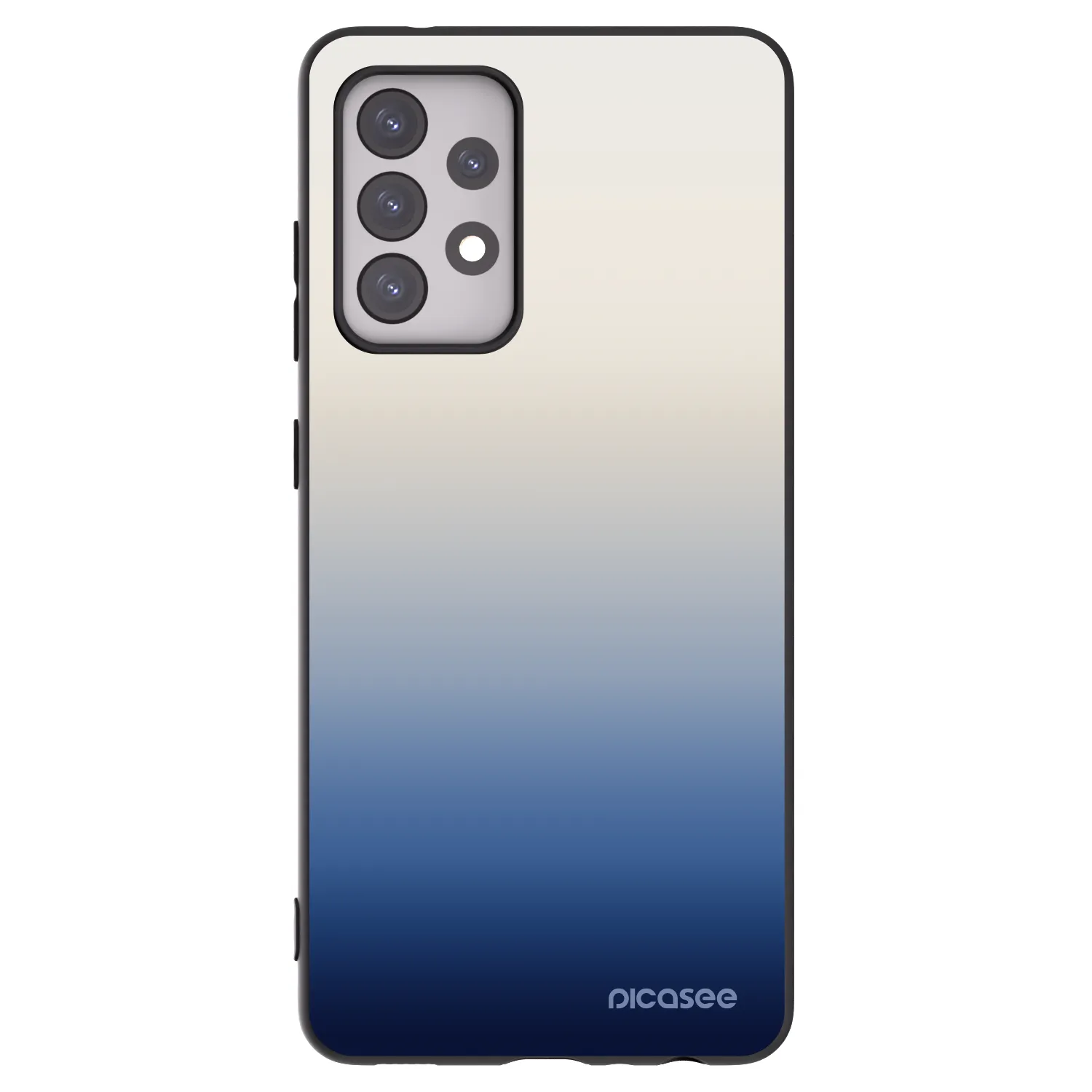 Picasee silikonový černý obal pro Samsung Galaxy A52s 5G A528B - Gravity Fade