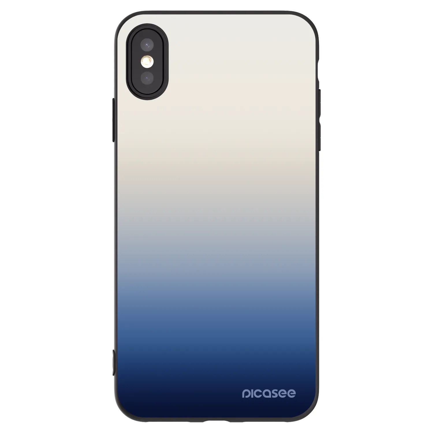 Picasee silikonový černý obal pro Apple iPhone XS Max - Gravity Fade