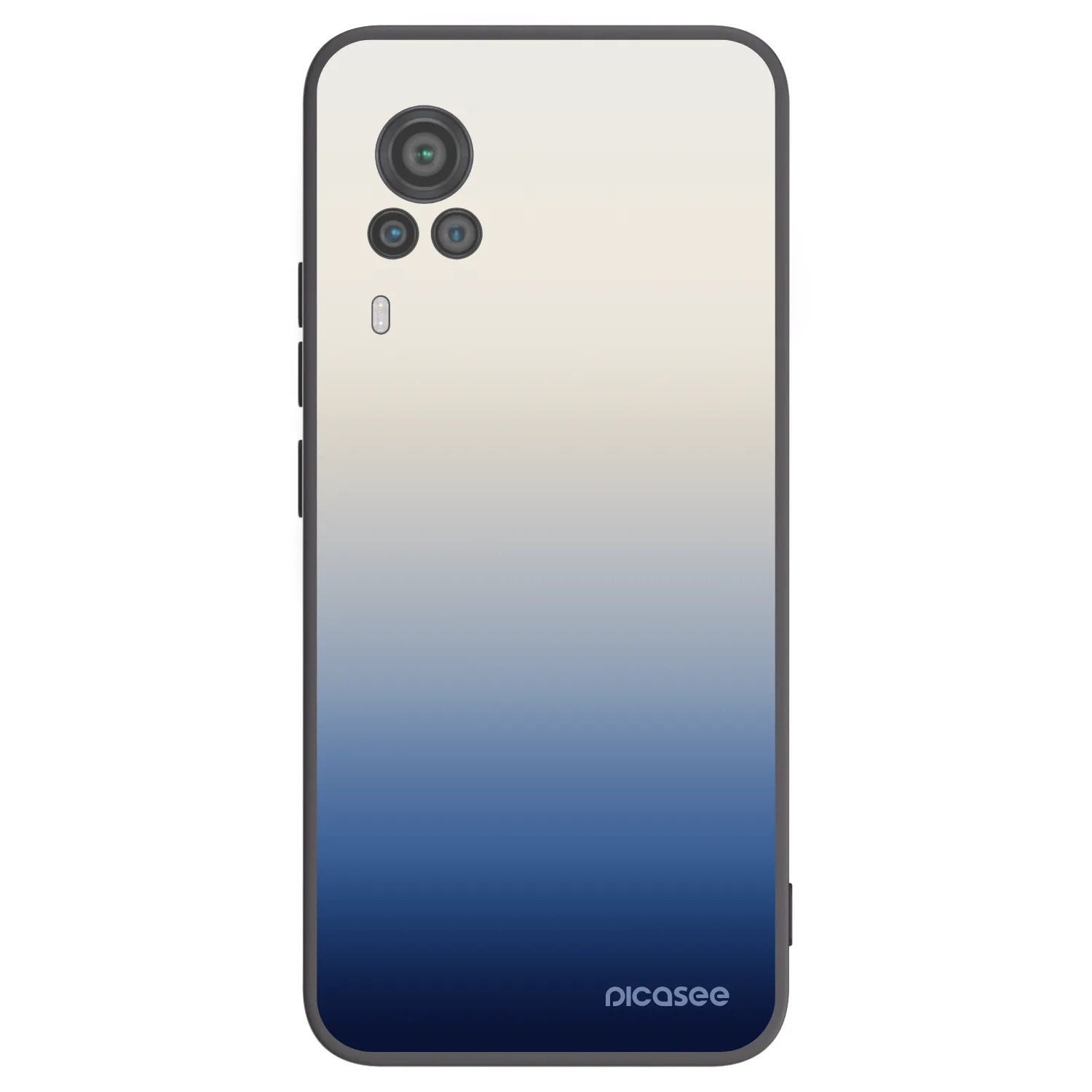 Picasee silikonový černý obal pro Vivo X60 Pro 5G - Gravity Fade