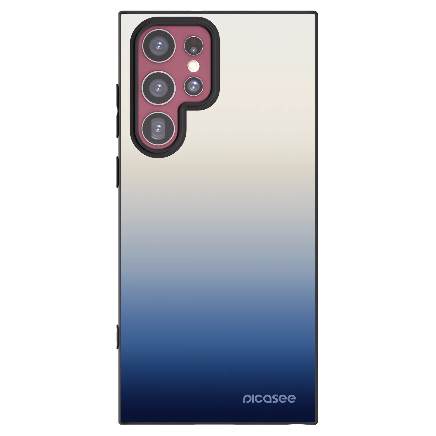 Picasee silikonový černý obal pro Samsung Galaxy S22 Ultra 5G - Gravity Fade