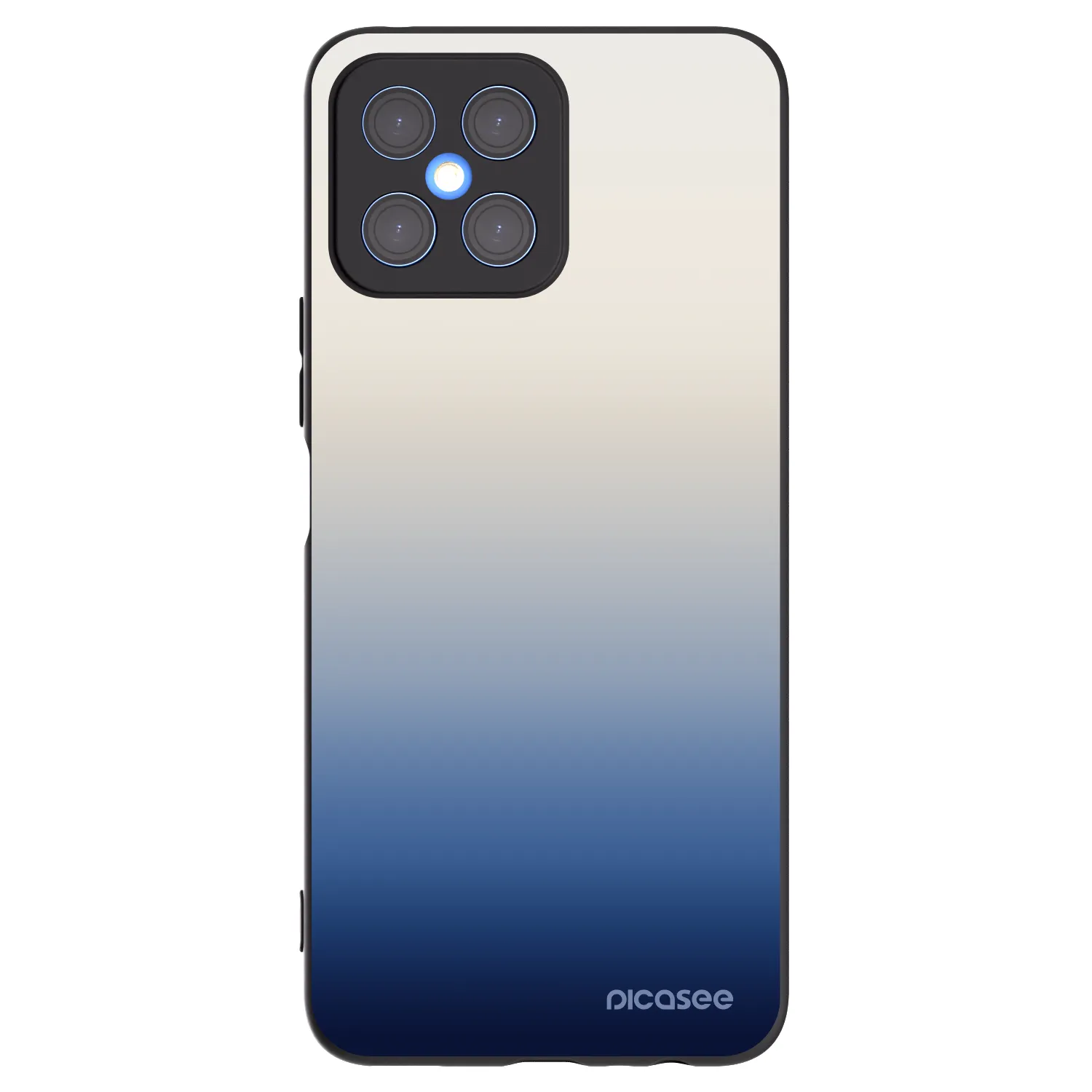 Picasee silikonový černý obal pro Honor X8 4G - Gravity Fade