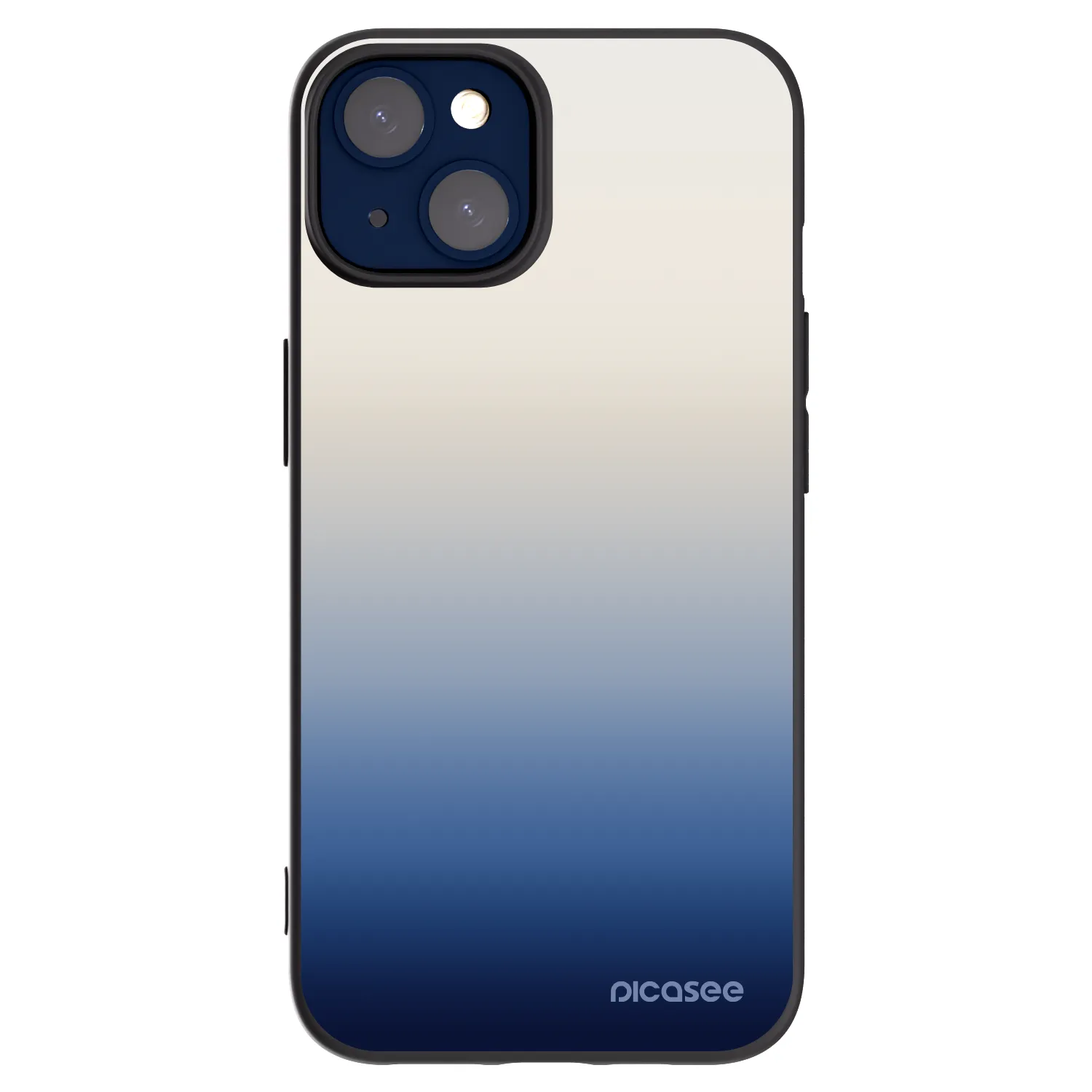 Picasee silikonový černý obal pro Apple iPhone 14 - Gravity Fade