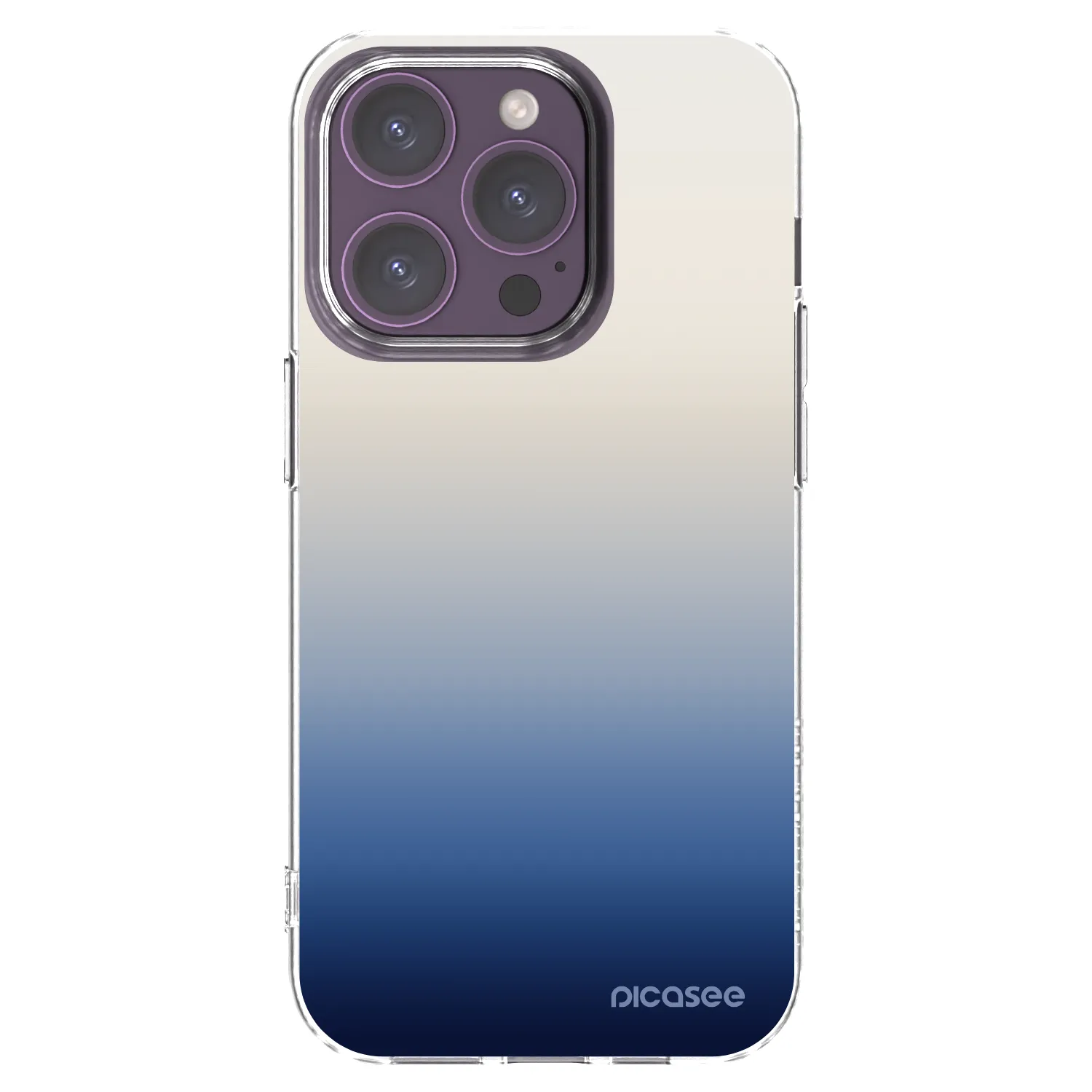 Picasee silikonový průhledný obal pro Apple iPhone 14 Pro - Gravity Fade