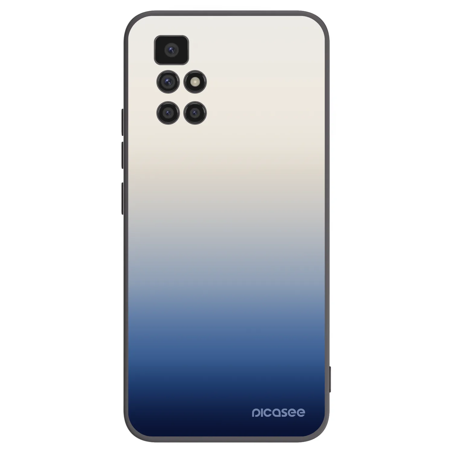 Picasee silikonový černý obal pro Xiaomi Redmi 10 (2022) - Gravity Fade