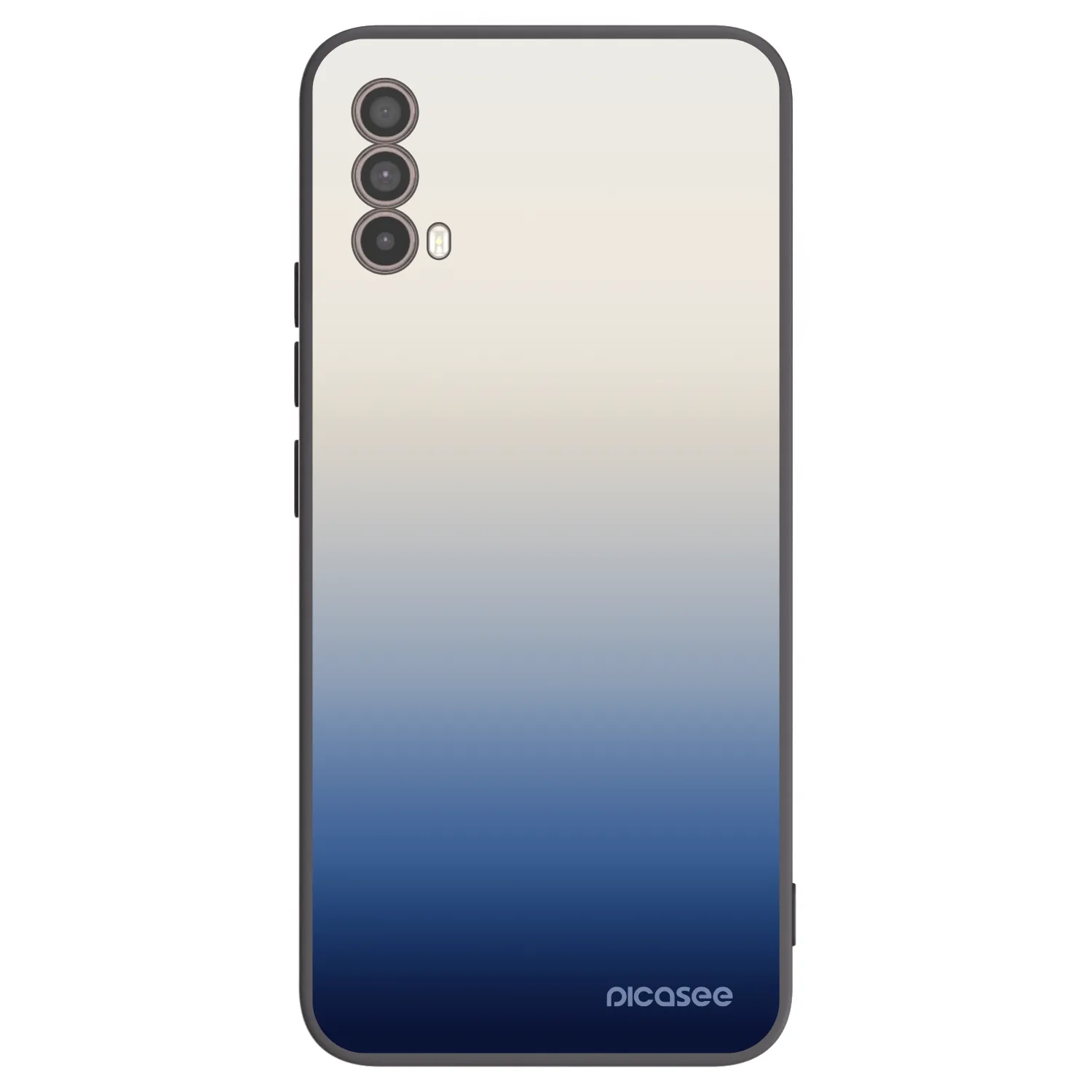 Picasee silikonový černý obal pro Motorola Moto E40 - Gravity Fade