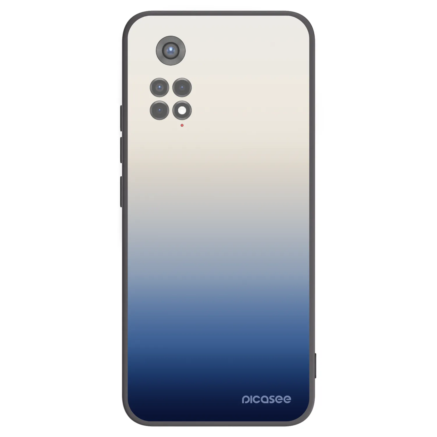 Picasee silikonový černý obal pro Xiaomi Redmi Note 11S 5G - Gravity Fade